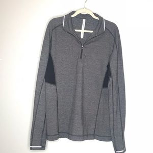 Lululemon Men’s Pullover 1/2 Zip Heathered Black